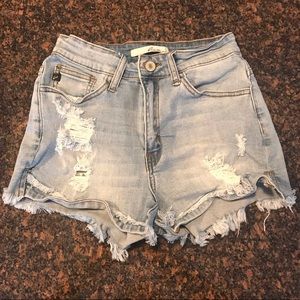 High Waisted Jean Shorts